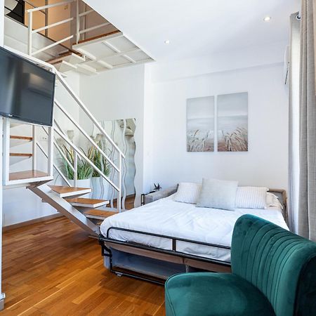 Ferienwohnung Massena Street - 1 Bdr Duplex With Ac & Parking Nizza Exterior foto