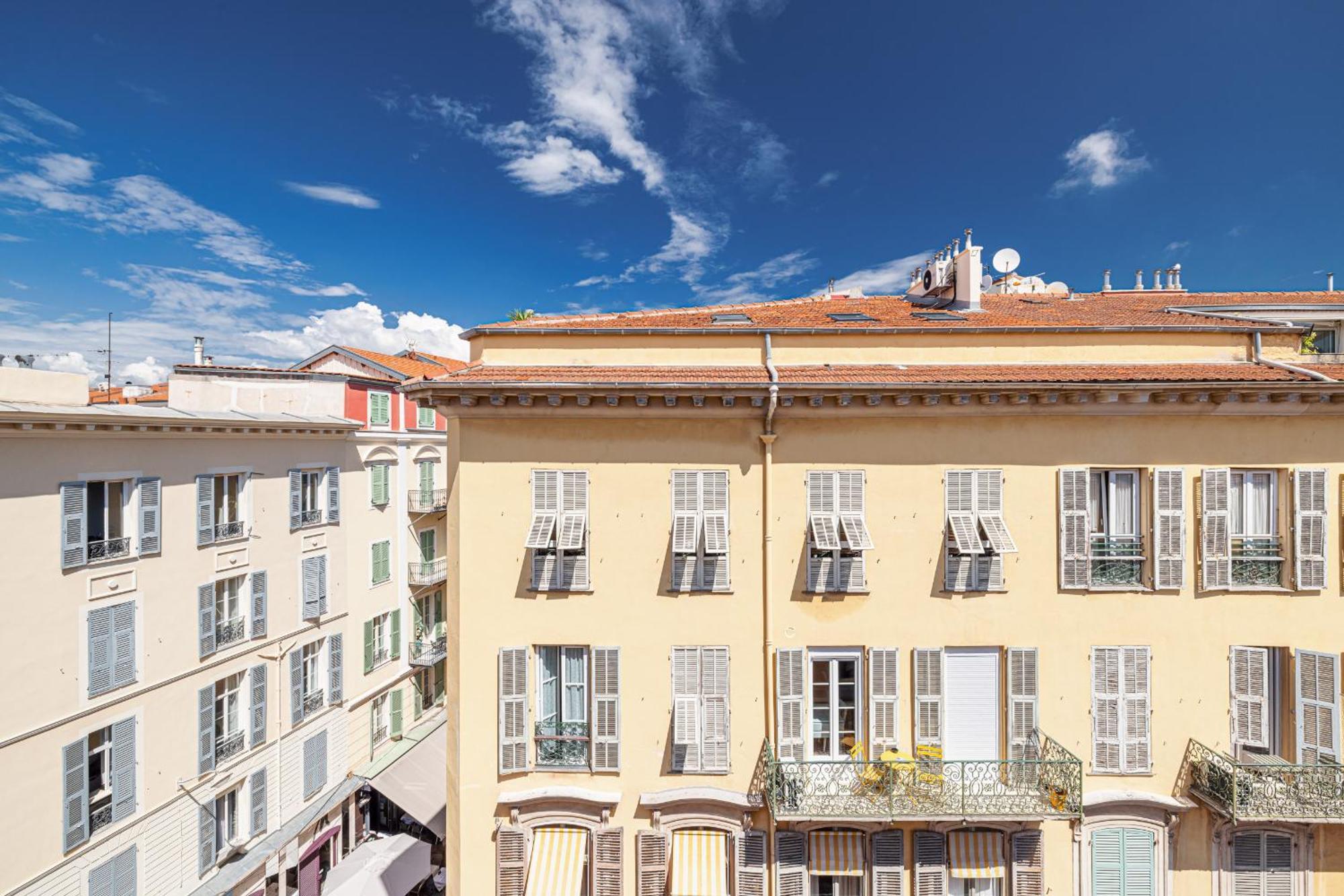 Ferienwohnung Massena Street - 1 Bdr Duplex With Ac & Parking Nizza Exterior foto