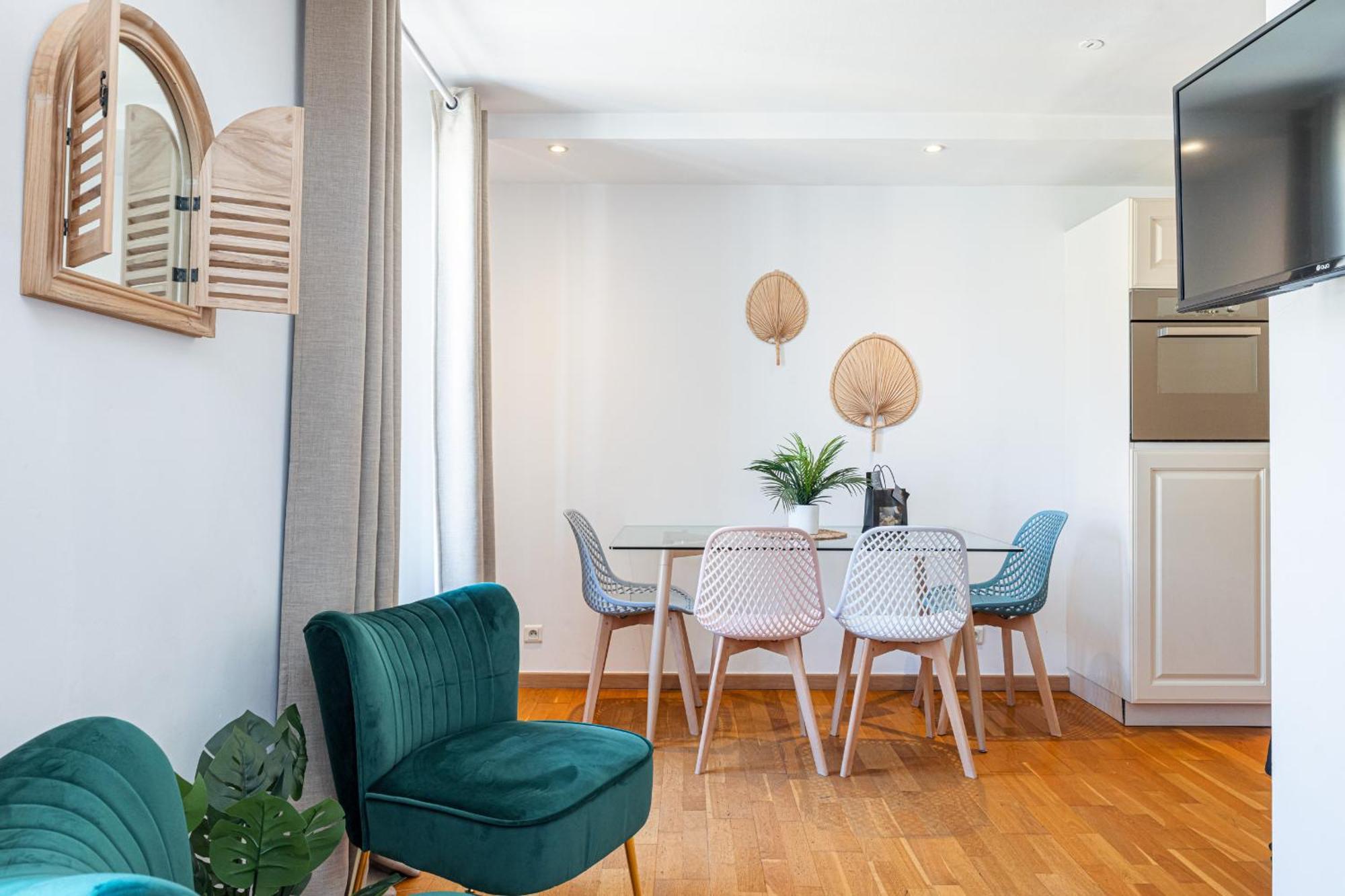 Ferienwohnung Massena Street - 1 Bdr Duplex With Ac & Parking Nizza Exterior foto