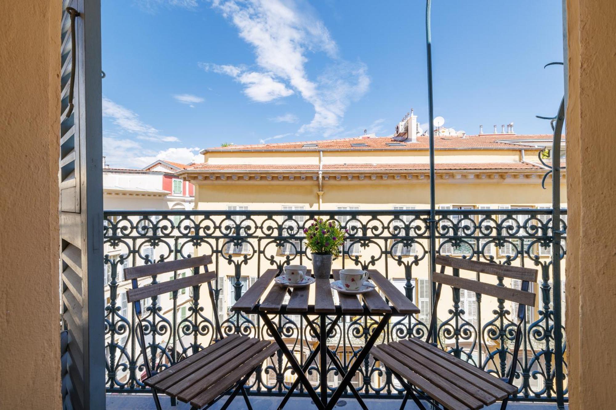 Ferienwohnung Massena Street - 1 Bdr Duplex With Ac & Parking Nizza Exterior foto