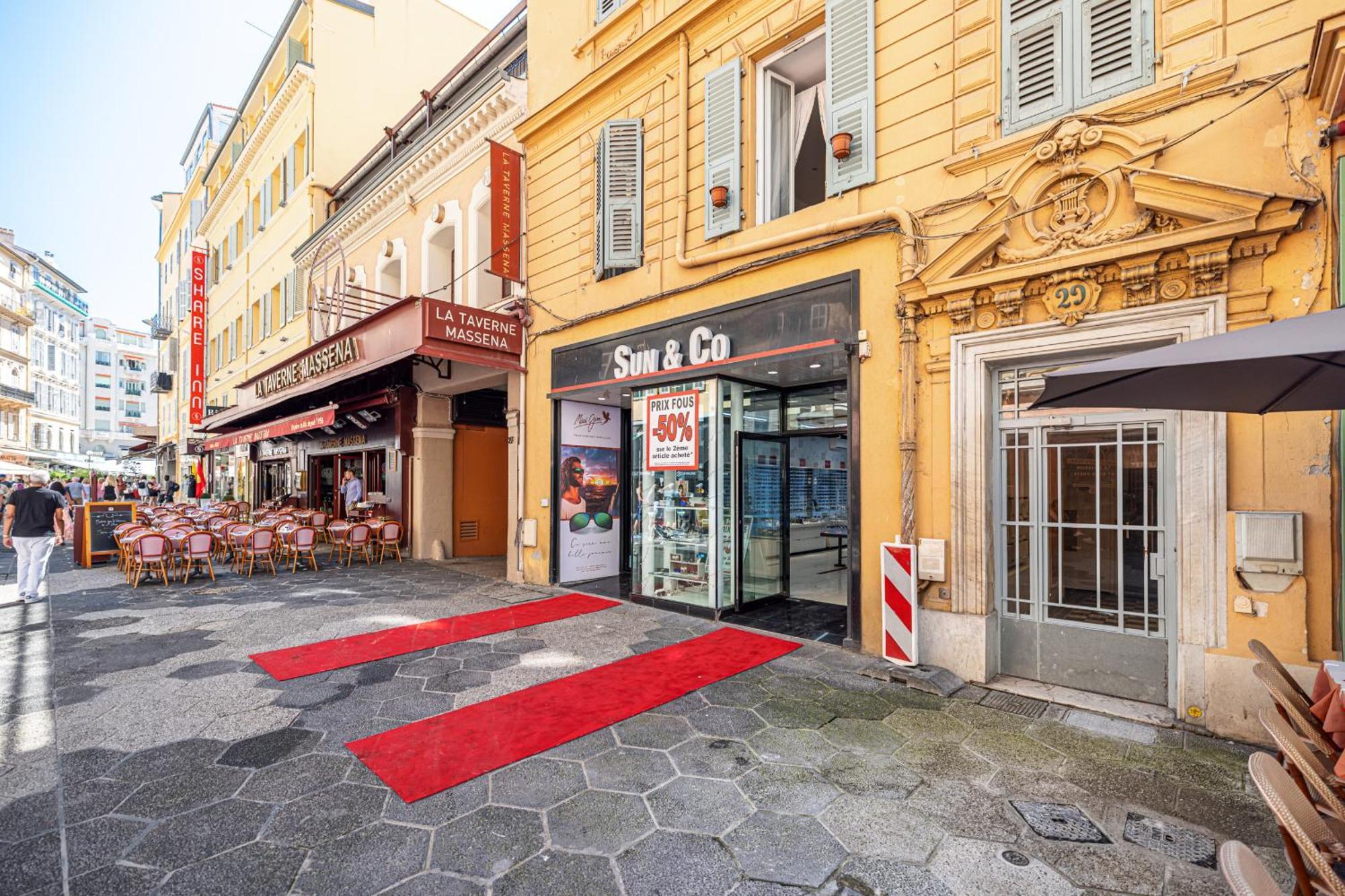 Ferienwohnung Massena Street - 1 Bdr Duplex With Ac & Parking Nizza Exterior foto