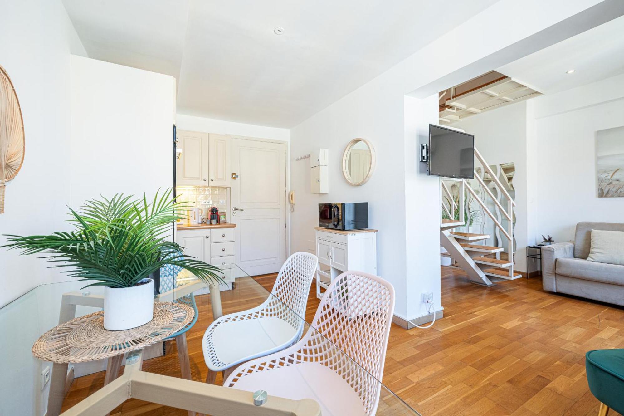 Ferienwohnung Massena Street - 1 Bdr Duplex With Ac & Parking Nizza Exterior foto